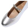 FITFLOP WOMENS FLAT SHOE - SILVER